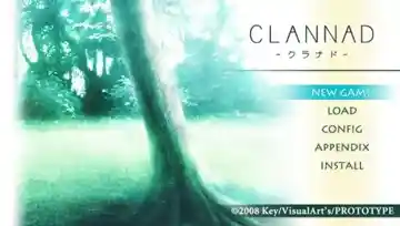 Clannad (USA) screen shot title